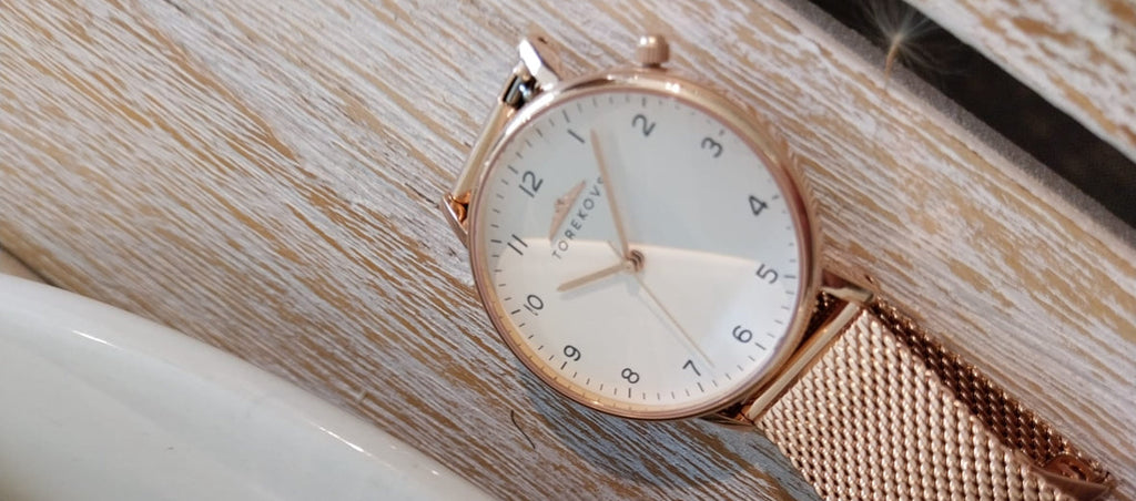 Klockor dam i Rosé och rosé mesh - Torekovs